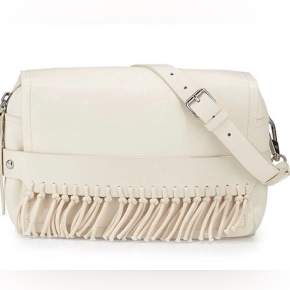 3.1 Phillip Lim Bianca Small Fringe Crossbody – Off White Leather